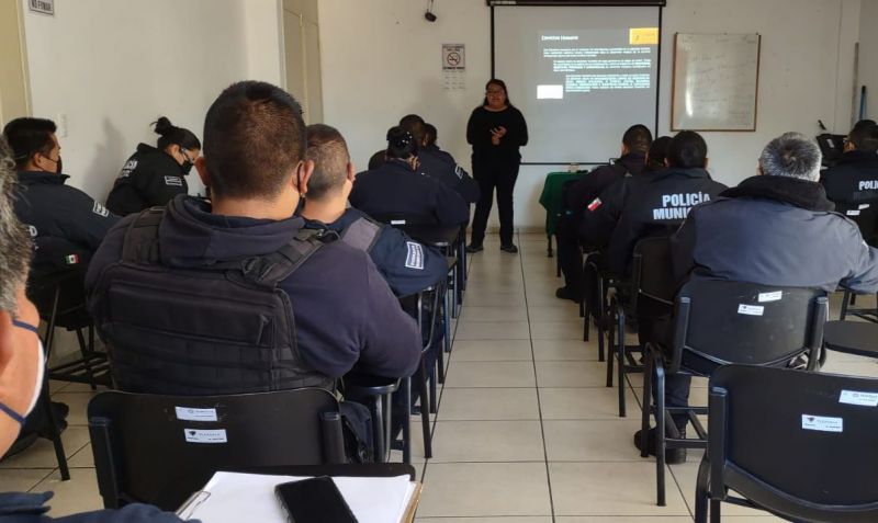 Capacitan a policías de Tlaxcala Capital sobre diversidad sexual